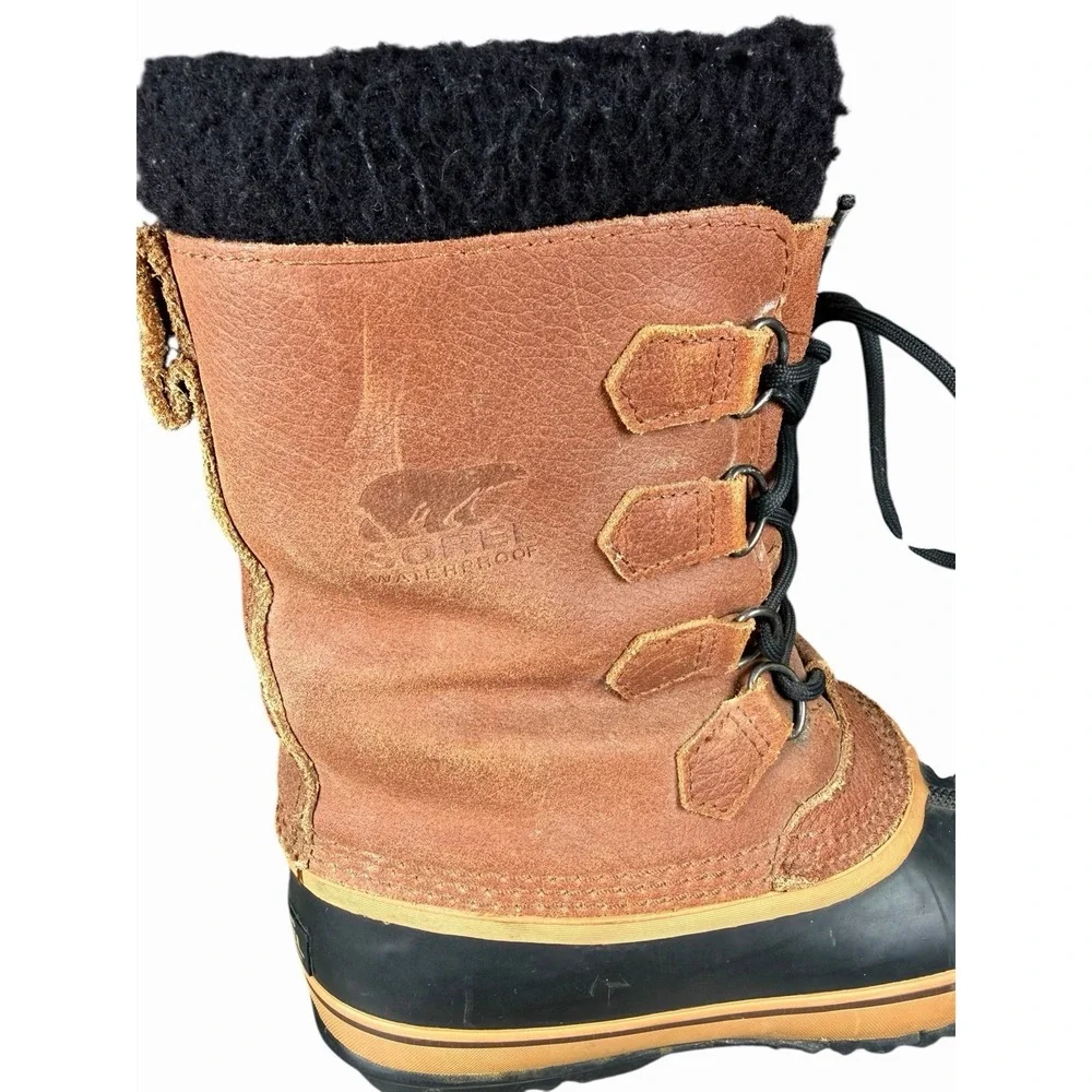 Sorel 1964 Premium‎ T Waterproof Winter Snow Pac Boots Brown Winter Men's Size 8